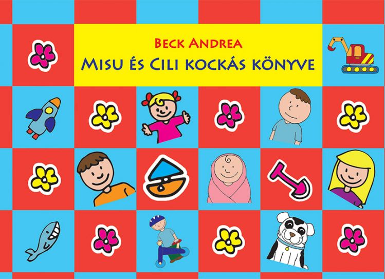 Misu és Cili kockás könyve, piros-kék       VTSZ4903